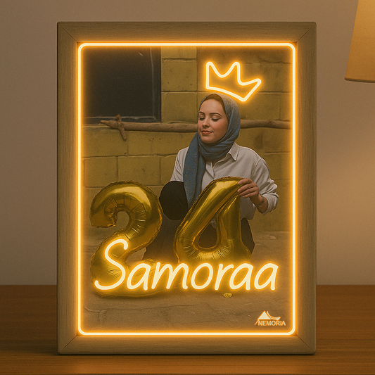 Customized Neon Frame ( عيد ميلاد )