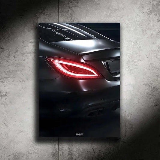 Mercedes CLS AMG 63 NEON Poster (LED red)