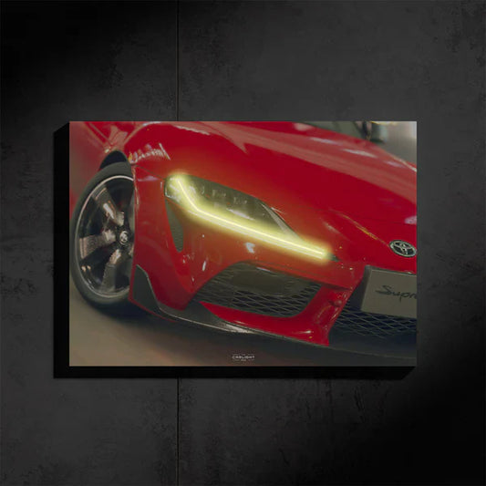 Toyota SUPRA NEON Poster (warm white LED)