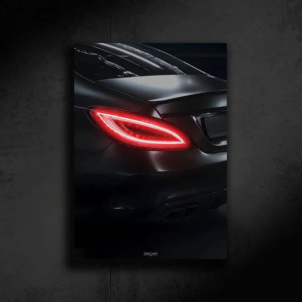 Mercedes CLS AMG 63 NEON Poster (LED red)