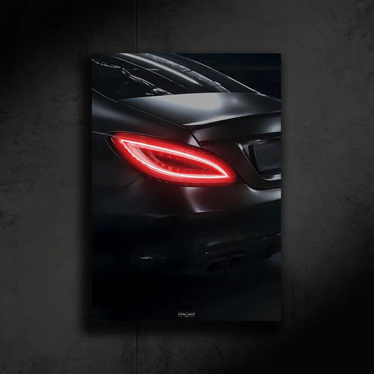 Mercedes CLS AMG 63 NEON Poster (LED red)