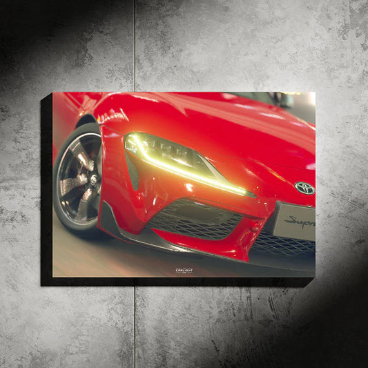 Toyota SUPRA NEON Poster (warm white LED)